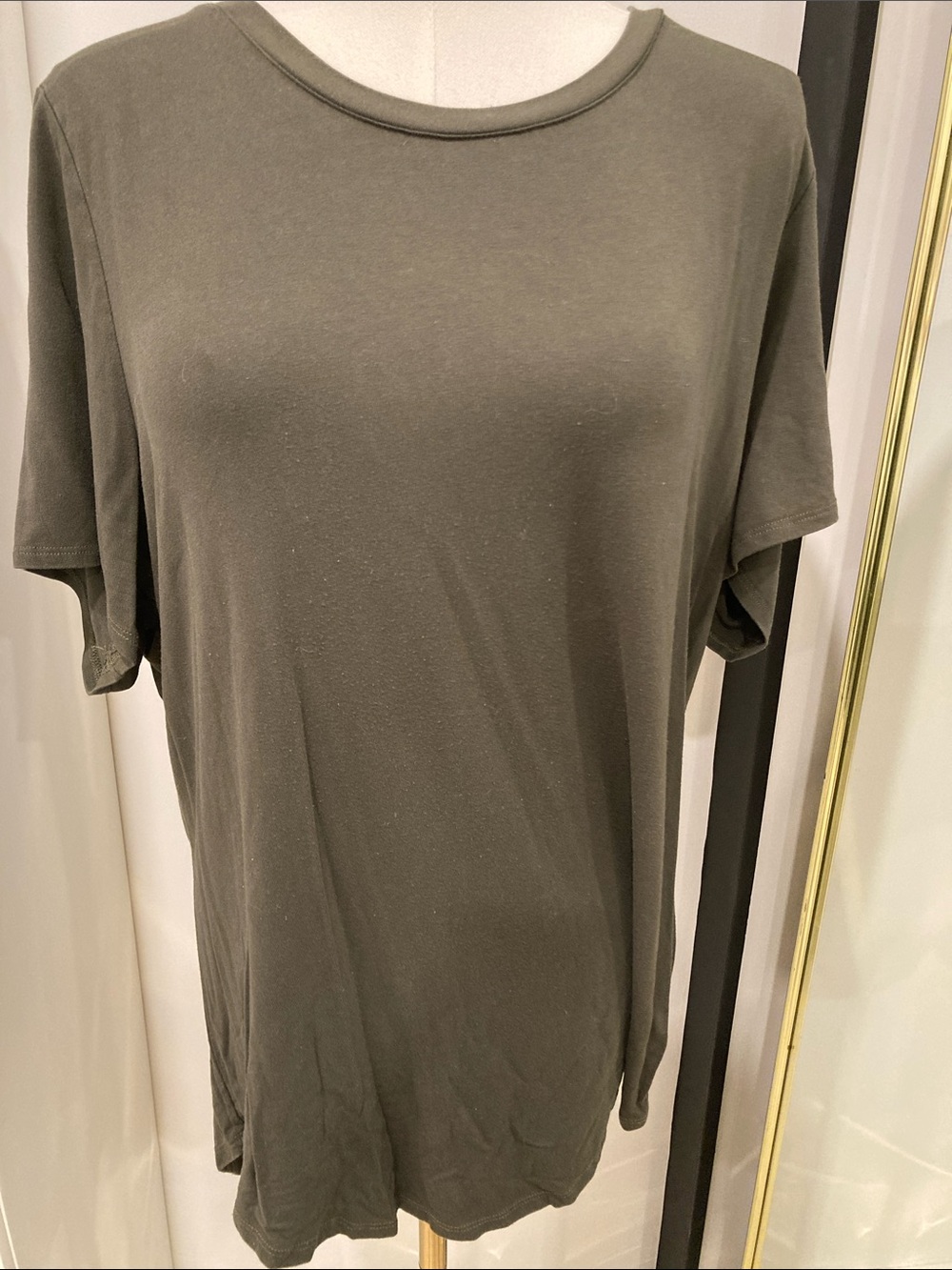 Olive Short Sleeve Crewneck Tee